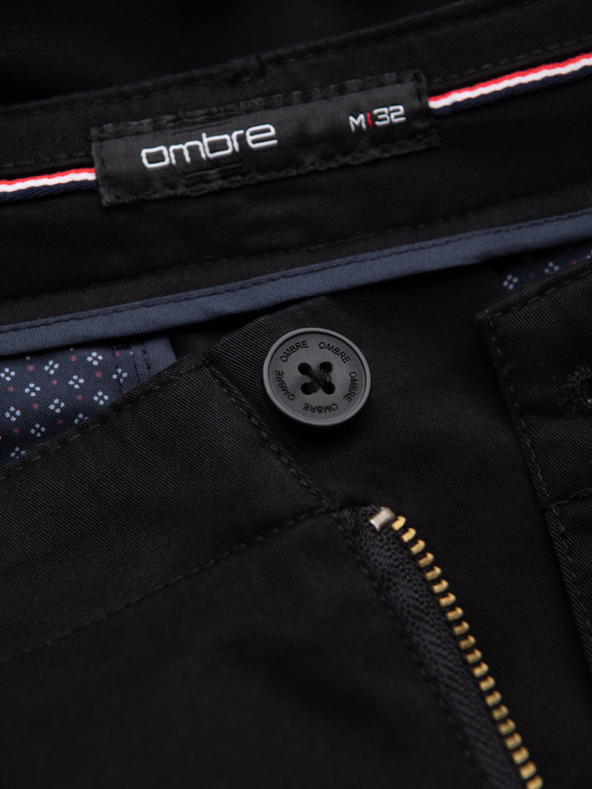 Ombre Clothing Črne moške kratke hlače Ombre Clothing