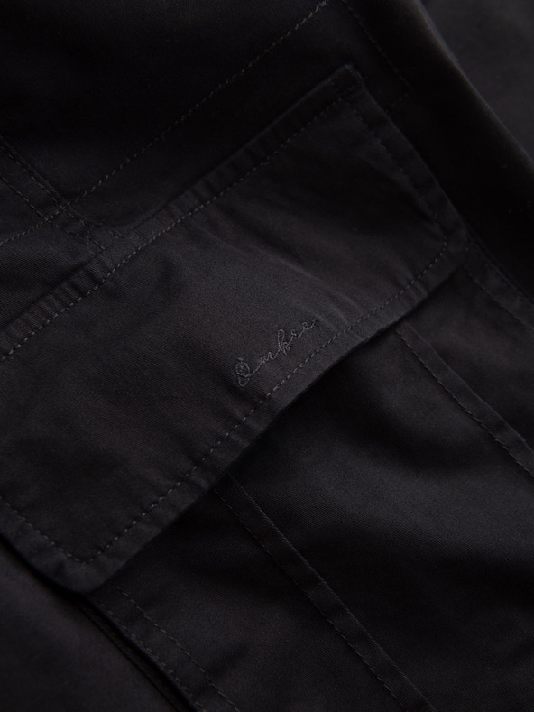 Ombre Clothing Črne moške kratke hlače Ombre Clothing