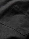 Ombre Clothing Črna moška črtasta majica Ombre Clothing