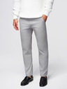 Ombre Clothing Svetlo sive moške hlače chino z okrasnim pasom Ombre Clothing