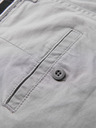 Ombre Clothing Svetlo sive moške hlače chino z okrasnim pasom Ombre Clothing