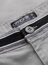 Ombre Clothing Svetlo sive moške hlače chino z okrasnim pasom Ombre Clothing