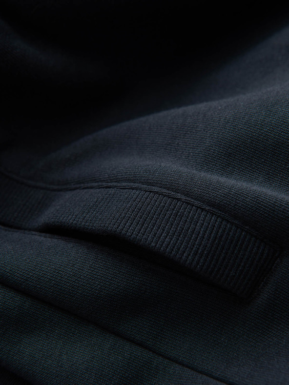 Ombre Clothing Črne moške osnovne športne hlače Ombre Clothing