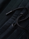 Ombre Clothing Črne moške osnovne športne hlače Ombre Clothing