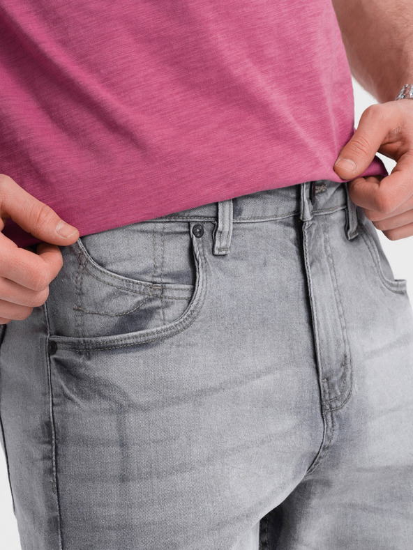 Ombre Clothing Sive moške kratke hlače iz džinsa Ombre Clothing