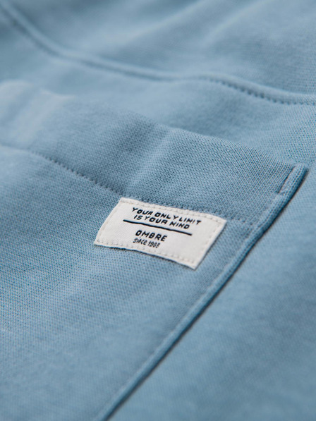 Ombre Clothing Modre moške trenirke jogger Ombre Clothing