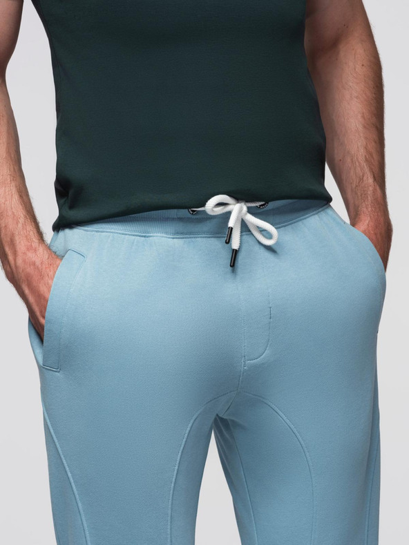 Ombre Clothing Modre moške trenirke jogger Ombre Clothing