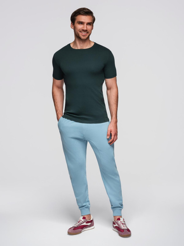 Ombre Clothing Modre moške trenirke jogger Ombre Clothing
