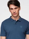 Ombre Clothing Modra moška osnovna polo majica Ombre Clothing