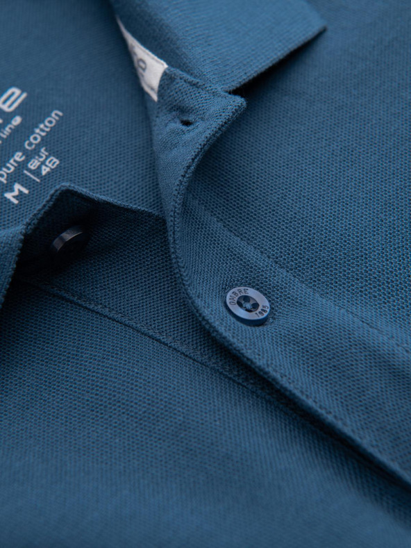 Ombre Clothing Modra moška osnovna polo majica Ombre Clothing