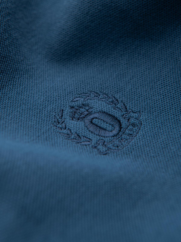 Ombre Clothing Modra moška osnovna polo majica Ombre Clothing