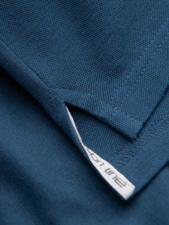 Ombre Clothing Modra moška osnovna polo majica Ombre Clothing