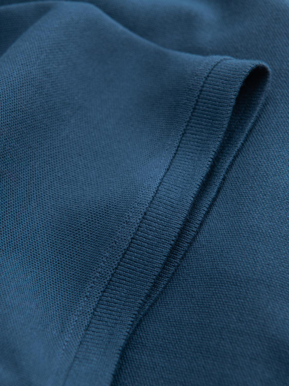 Ombre Clothing Modra moška osnovna polo majica Ombre Clothing