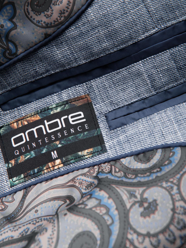 Ombre Clothing Svetlo modra moška jopica Ombre Clothing