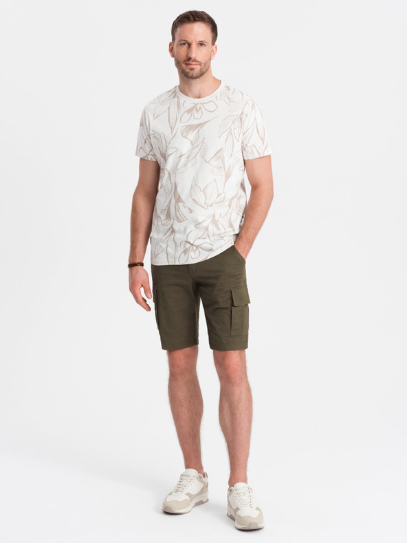 Ombre Clothing |Zelene moške tovorne hlače Ombre Clothing