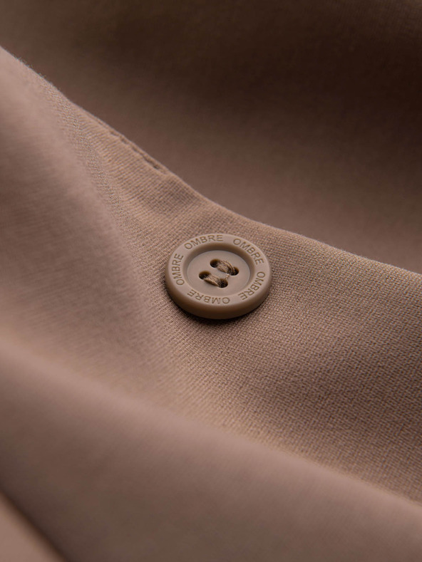 Ombre Clothing Bež moški suknjič z žepi Ombre Clothing