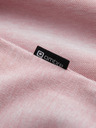 Ombre Clothing Melanžna moška polo majica s črtastim ovratnikom Ombre Clothing