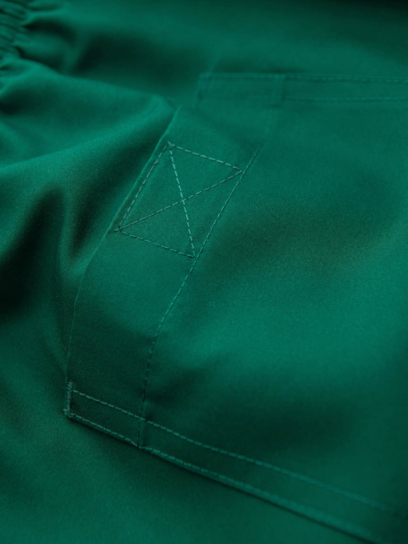 Ombre Clothing Zelene moške rebraste kopalke Ombre Clothing