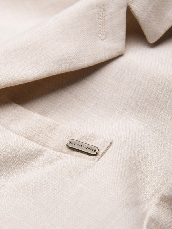 Ombre Clothing Kremasta moška jopica Ombre Clothing