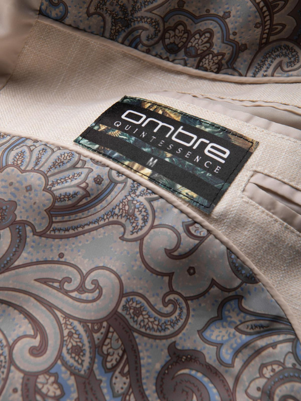 Ombre Clothing Kremasta moška jopica Ombre Clothing