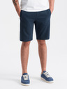 Ombre Clothing Temno modre moške osnovne kratke hlače Ombre Clothing