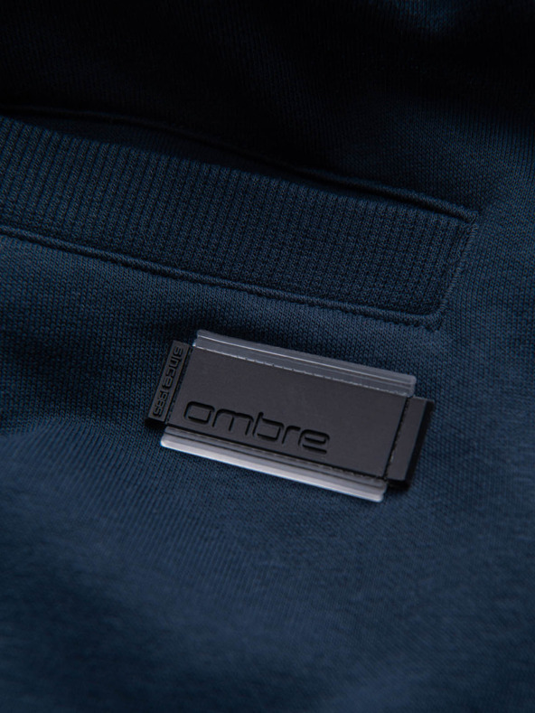 Ombre Clothing Temno modre moške osnovne kratke hlače Ombre Clothing