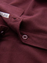 Ombre Clothing Bordo moška osnovna polo majica Ombre Clothing