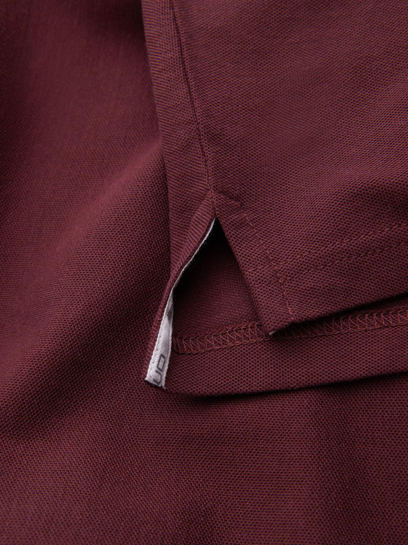 Ombre Clothing Bordo moška osnovna polo majica Ombre Clothing