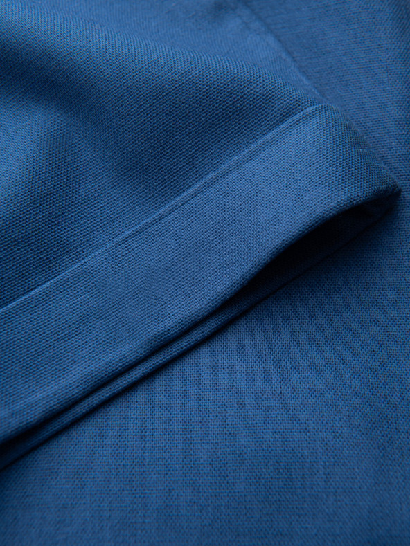 Ombre Clothing Modre moške hlače chino s platnom Ombre Clothing