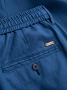 Ombre Clothing Modre moške hlače chino s platnom Ombre Clothing