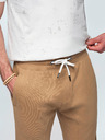 Ombre Clothing Rjave moške jogger hlače Ombre Clothing