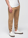 Ombre Clothing Rjave moške jogger hlače Ombre Clothing