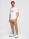 Ombre Clothing Rjave moške jogger hlače Ombre Clothing