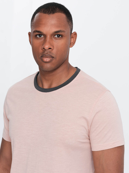 Ombre Clothing Roza moška majica Ombre Clothing