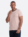 Ombre Clothing Roza moška majica Ombre Clothing