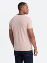 Ombre Clothing Roza moška majica Ombre Clothing