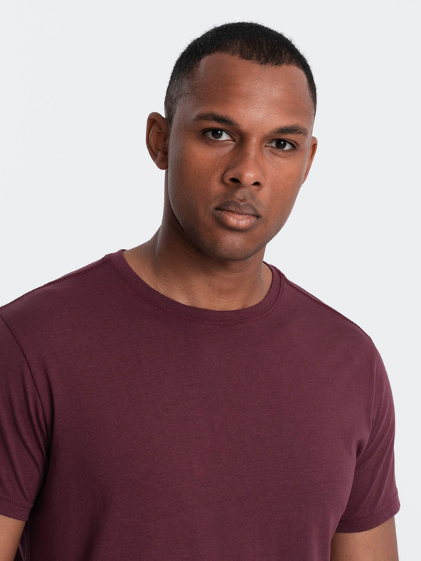 Ombre Clothing Moška klasična bombažna majica BASIC Ombre oblačila