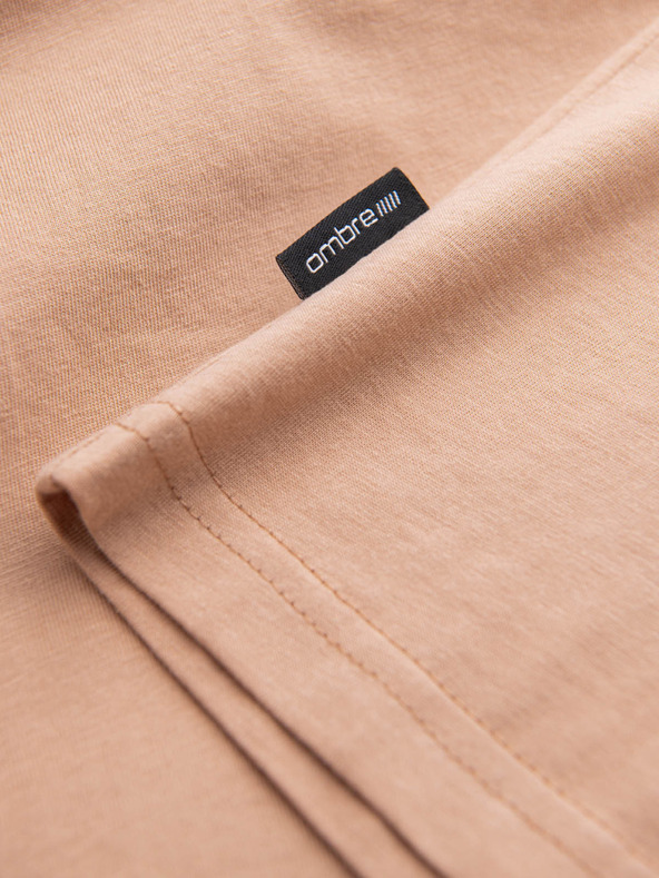 Ombre Clothing Moška klasična bombažna majica BASIC Ombre oblačila