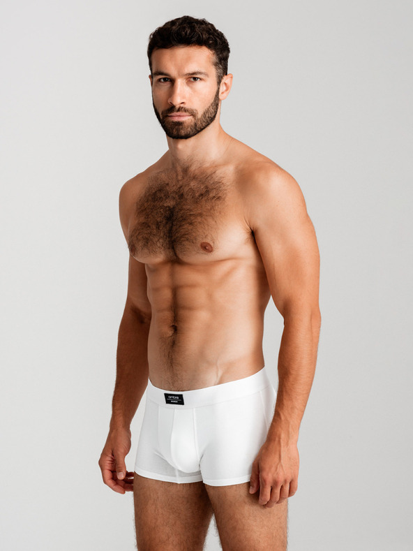 Ombre Clothing Moške enobarvne boksarice BASIC z elastanom Ombre Clothing