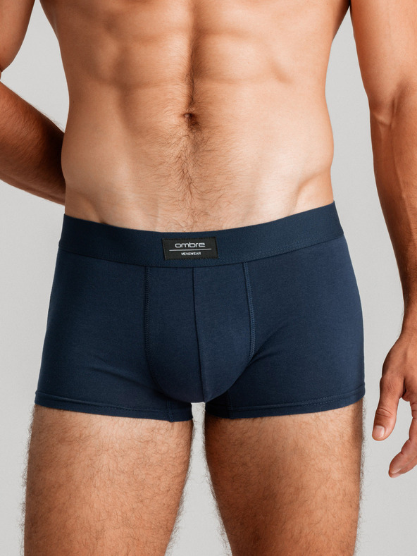 Ombre Clothing Moške enobarvne boksarice BASIC z elastanom Ombre Clothing