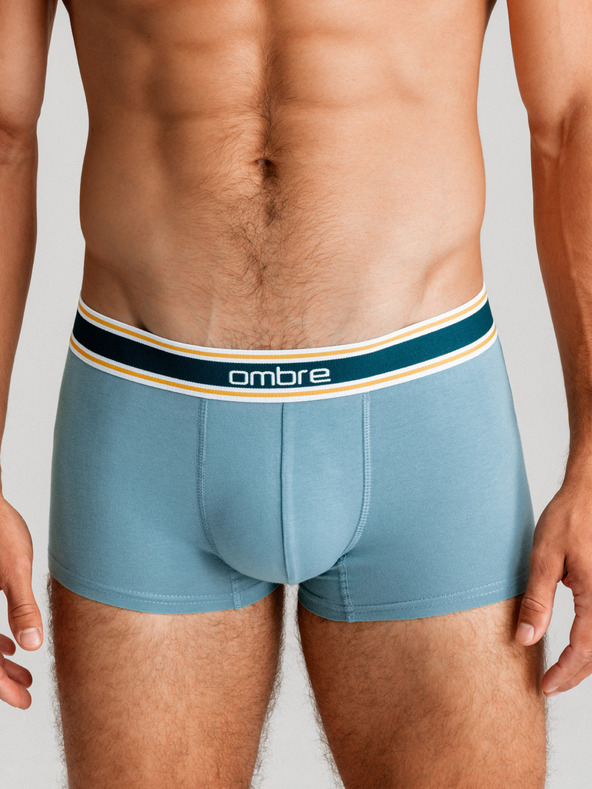 Ombre Clothing Klasične moške boksarice z okrasnim elastičnim pasom Ombre Clothing