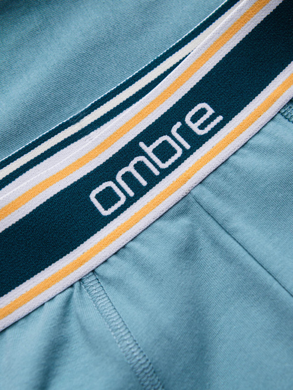 Ombre Clothing Klasične moške boksarice z okrasnim elastičnim pasom Ombre Clothing