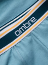 Ombre Clothing Klasične moške boksarice z okrasnim elastičnim pasom Ombre Clothing
