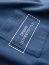 Ombre Clothing Moška bombažna majica z žepnim potiskom Ombre Streetstyle Ombre oblačila