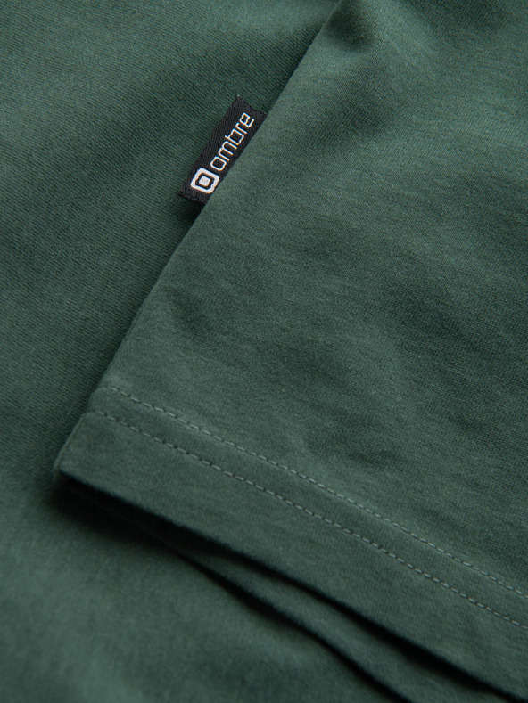 Ombre Clothing Moška bombažna majica z žepnim potiskom Ombre Streetstyle Ombre oblačila