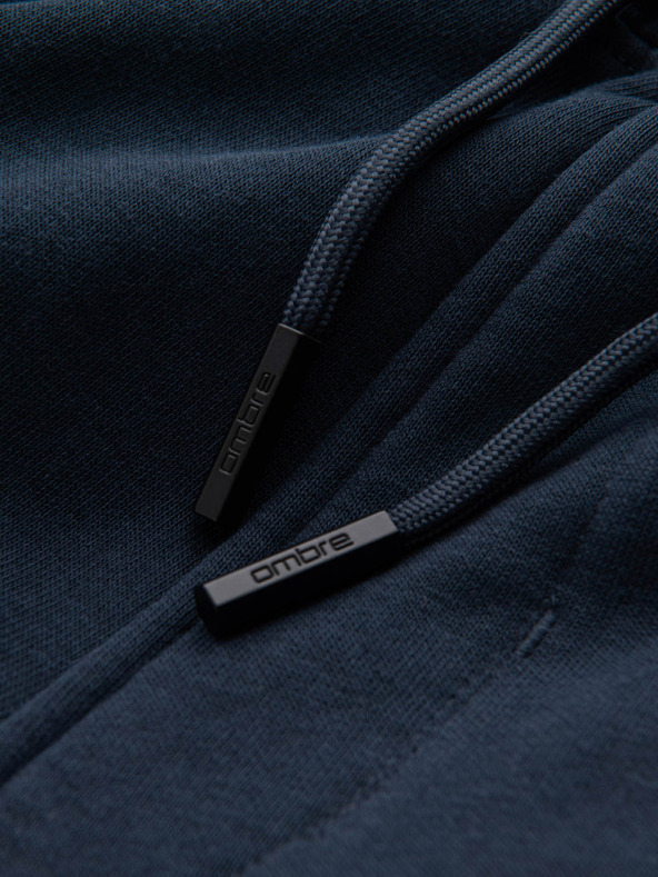 Ombre Clothing Moške bombažne trenirke BASIC Ombre Clothing