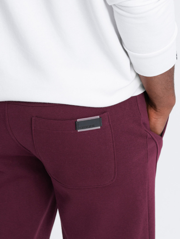 Ombre Clothing Moške bombažne trenirke BASIC joggers Ombre Clothing