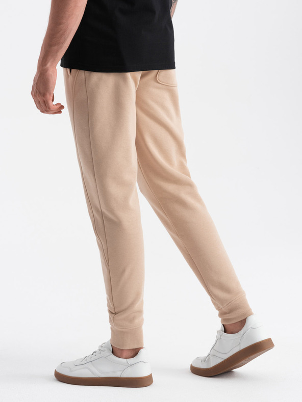 Ombre Clothing Moške bombažne trenirke BASIC joggers Ombre Clothing