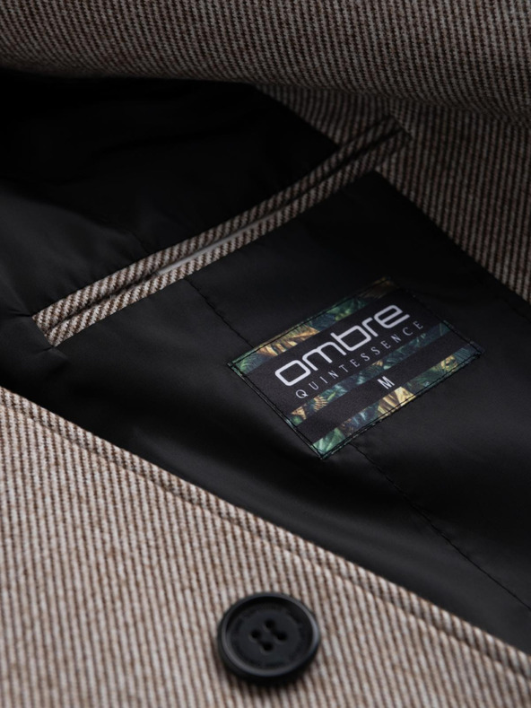 Ombre Clothing Moški enonadstropni plašč Ombre Clothing