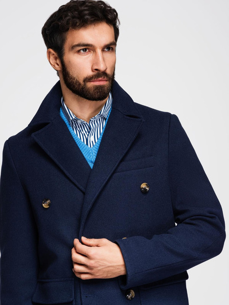 Ombre Clothing Moški dvoredni plašč Ombre Clothing